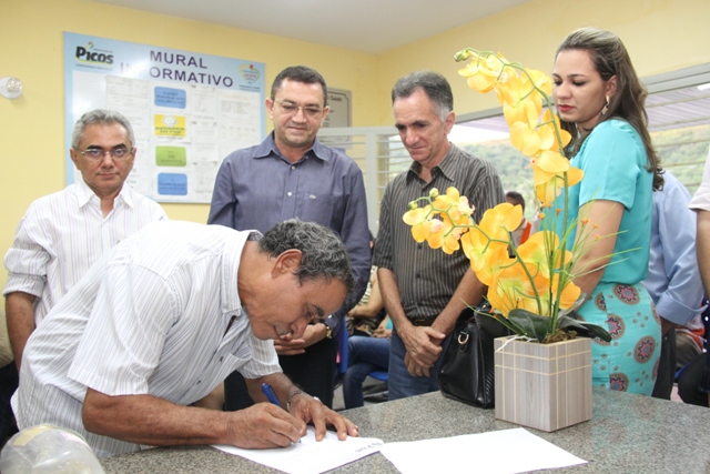 Presidente da associação de moradores, Joaquim Marcos